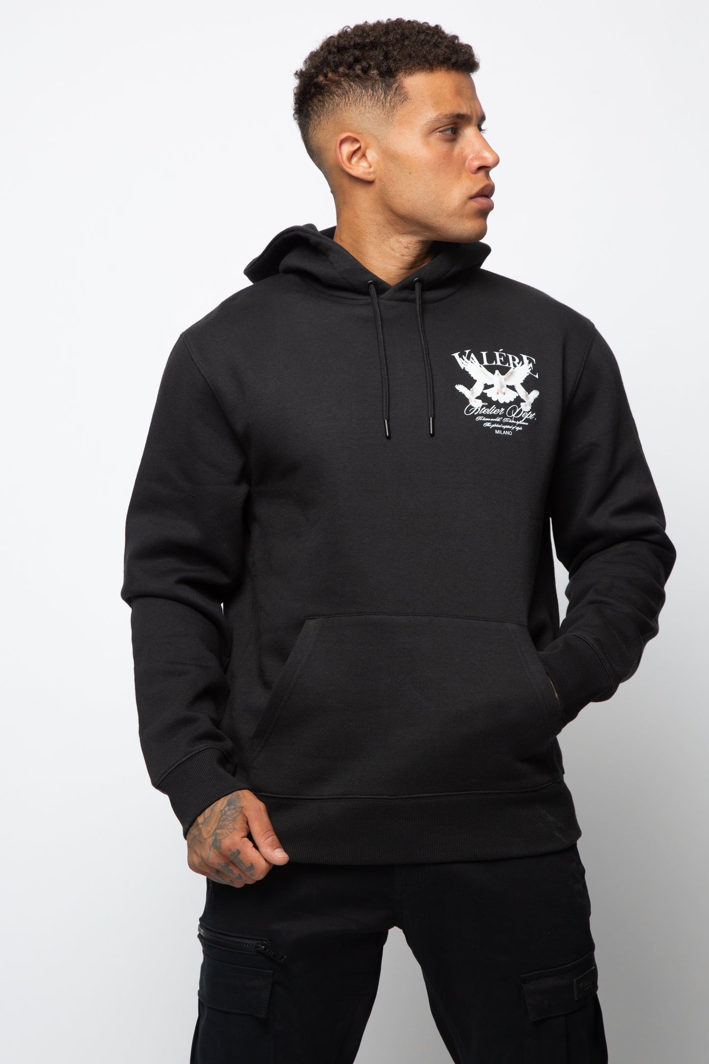 PERTUSO BLACK HOODIE