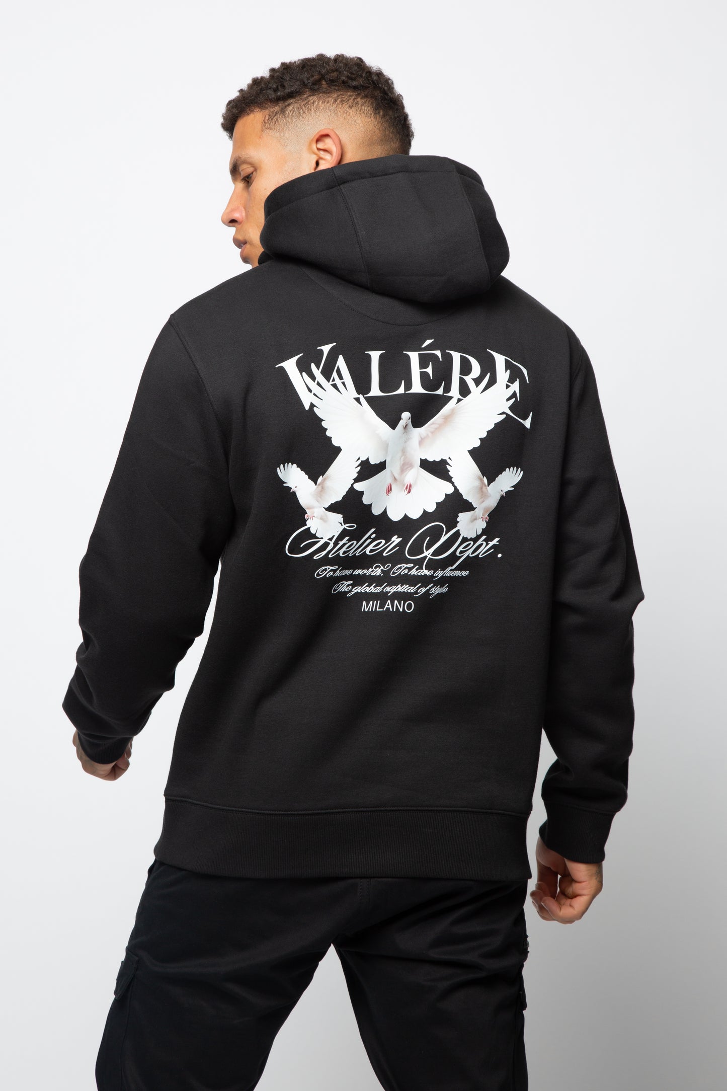 PERTUSO BLACK HOODIE