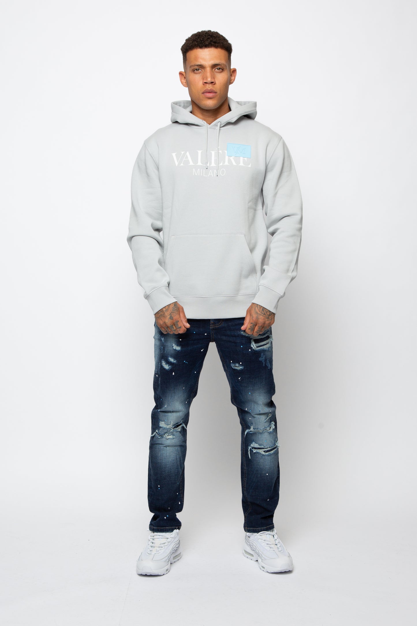 VENETO LIGHT GREY HOODIE