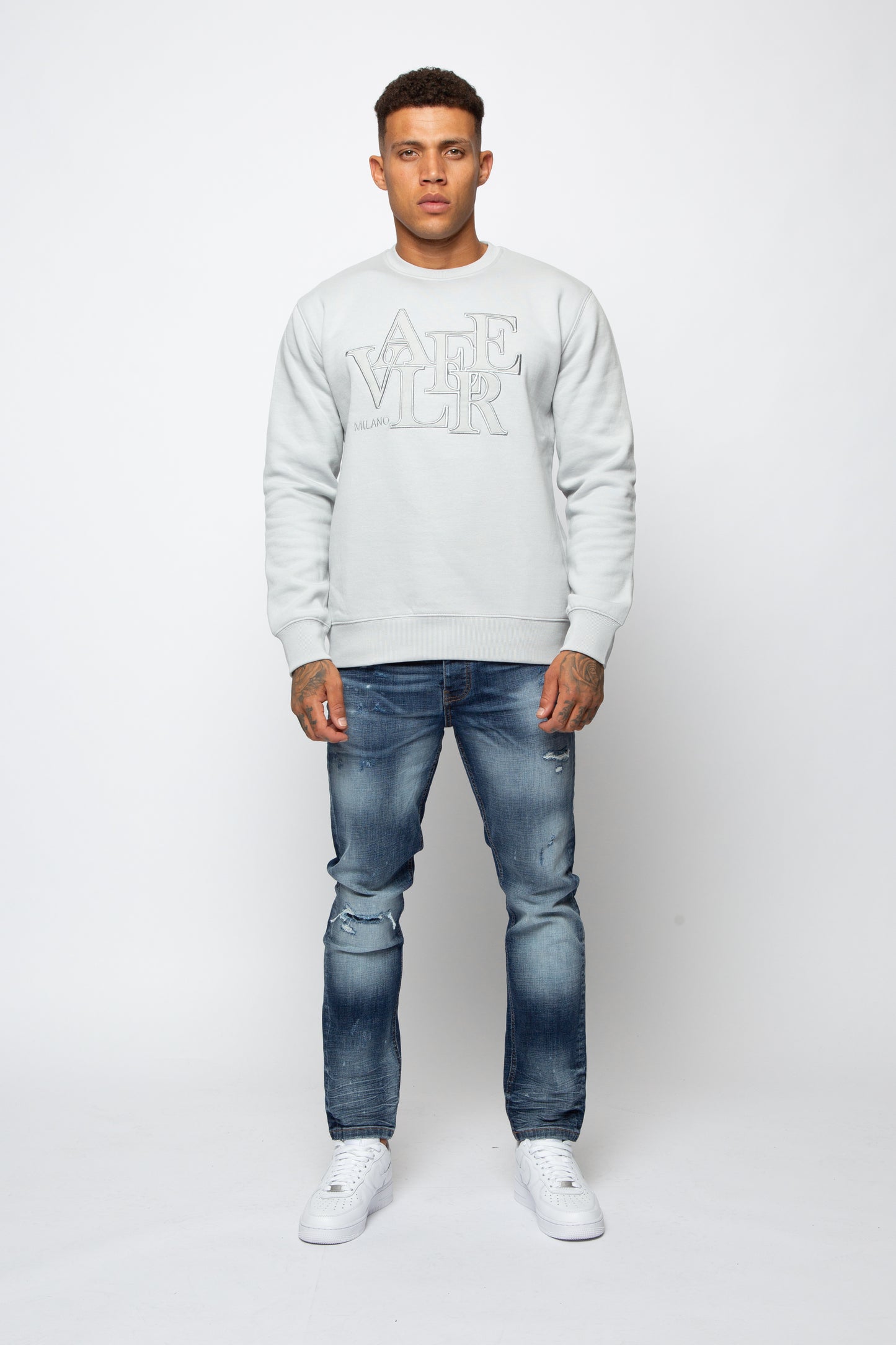 AMMASSO CREW LIGHT GREY