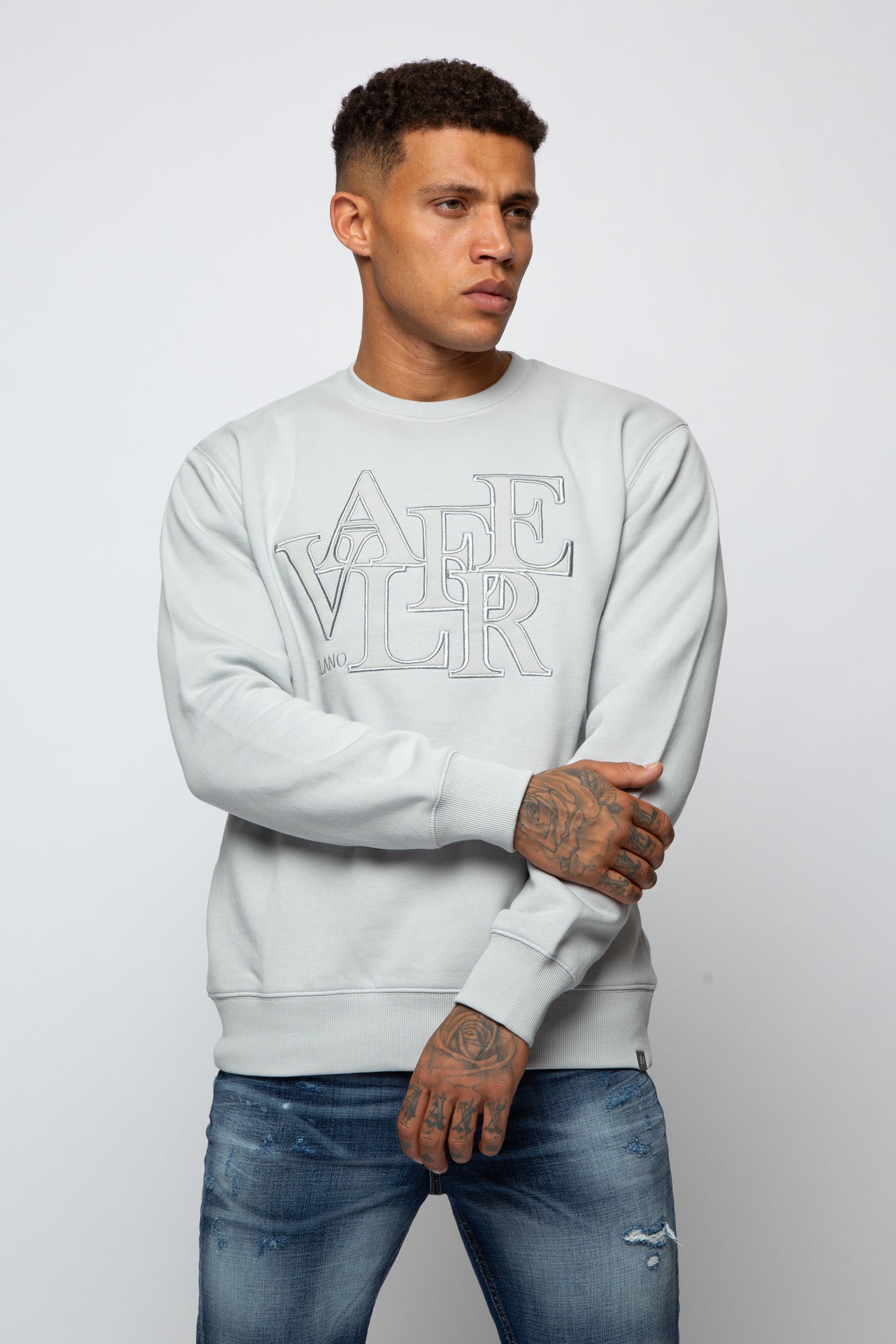 AMMASSO CREW LIGHT GREY