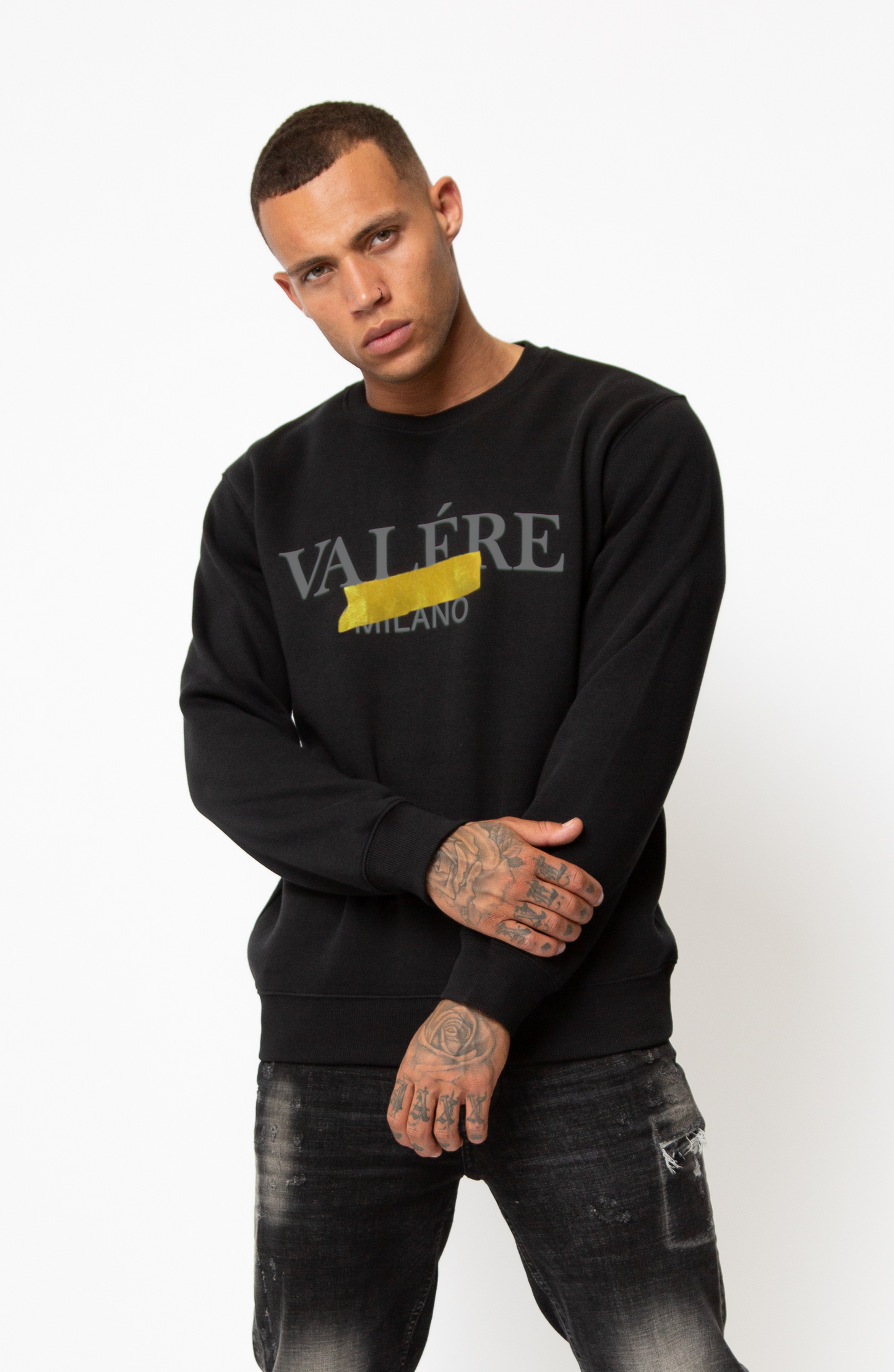 NASTRO BLACK/GOLD SWEATSHIRT