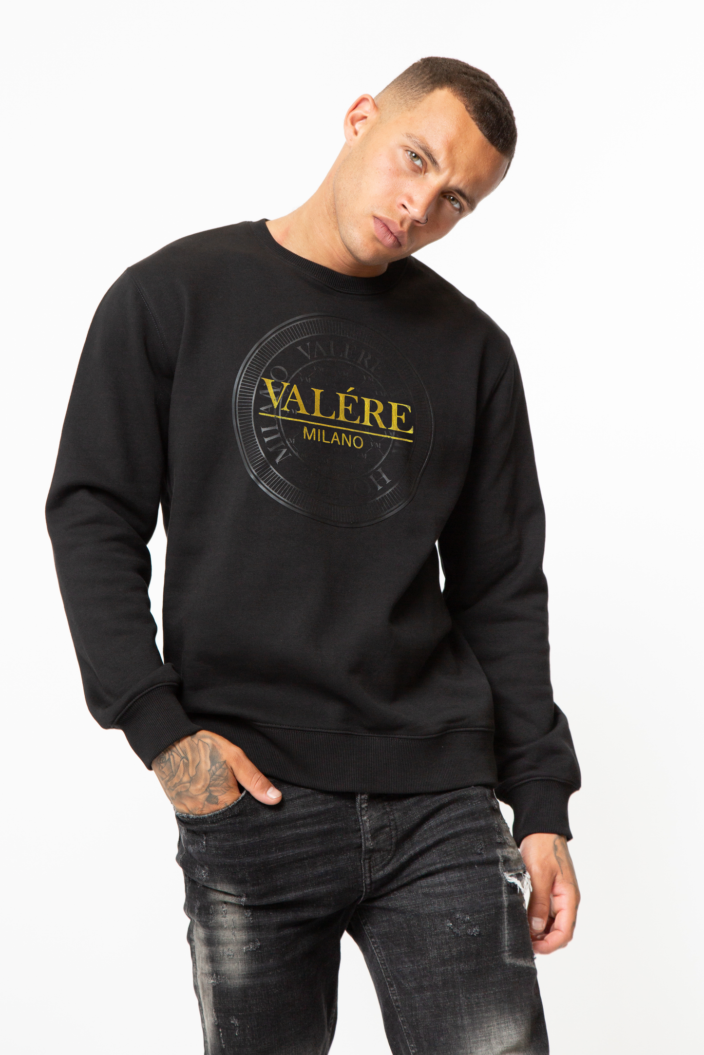 GRAZIANI BLACK/GOLD SWEATSHIRT