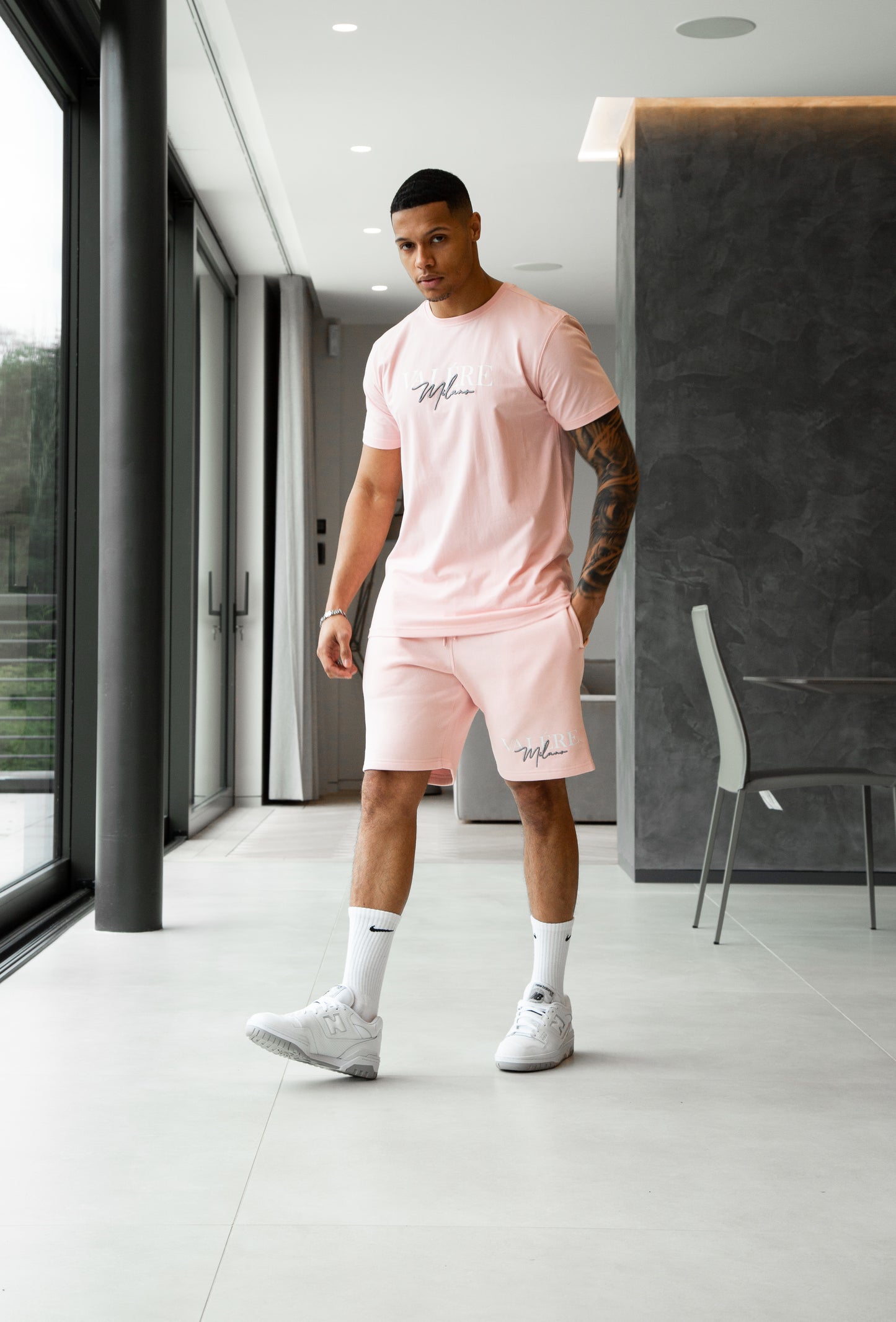 COPIONE PINK T-SHIRT & SHORT SET